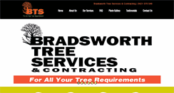 Desktop Screenshot of bradsworthtreeservice.com