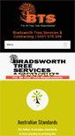Mobile Screenshot of bradsworthtreeservice.com